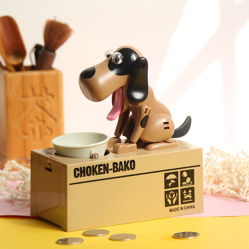 Robotic Stealing Dog Money Box