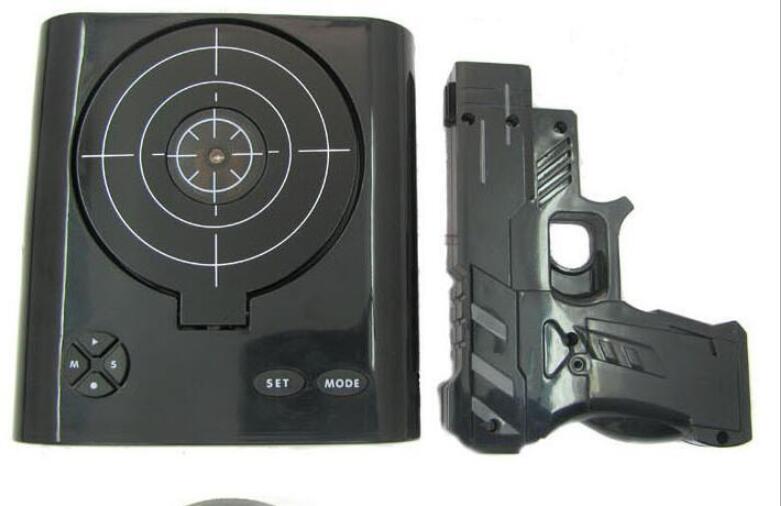 Target Laser Shooting Gun Alarm Clock