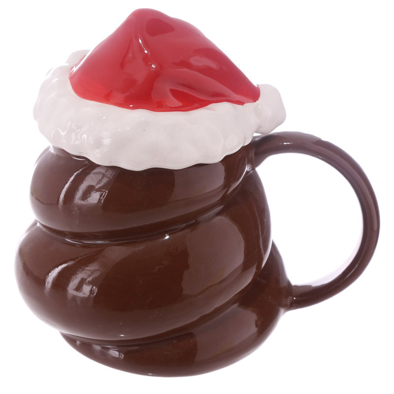 Santa Poop Emoji Coffee Mug