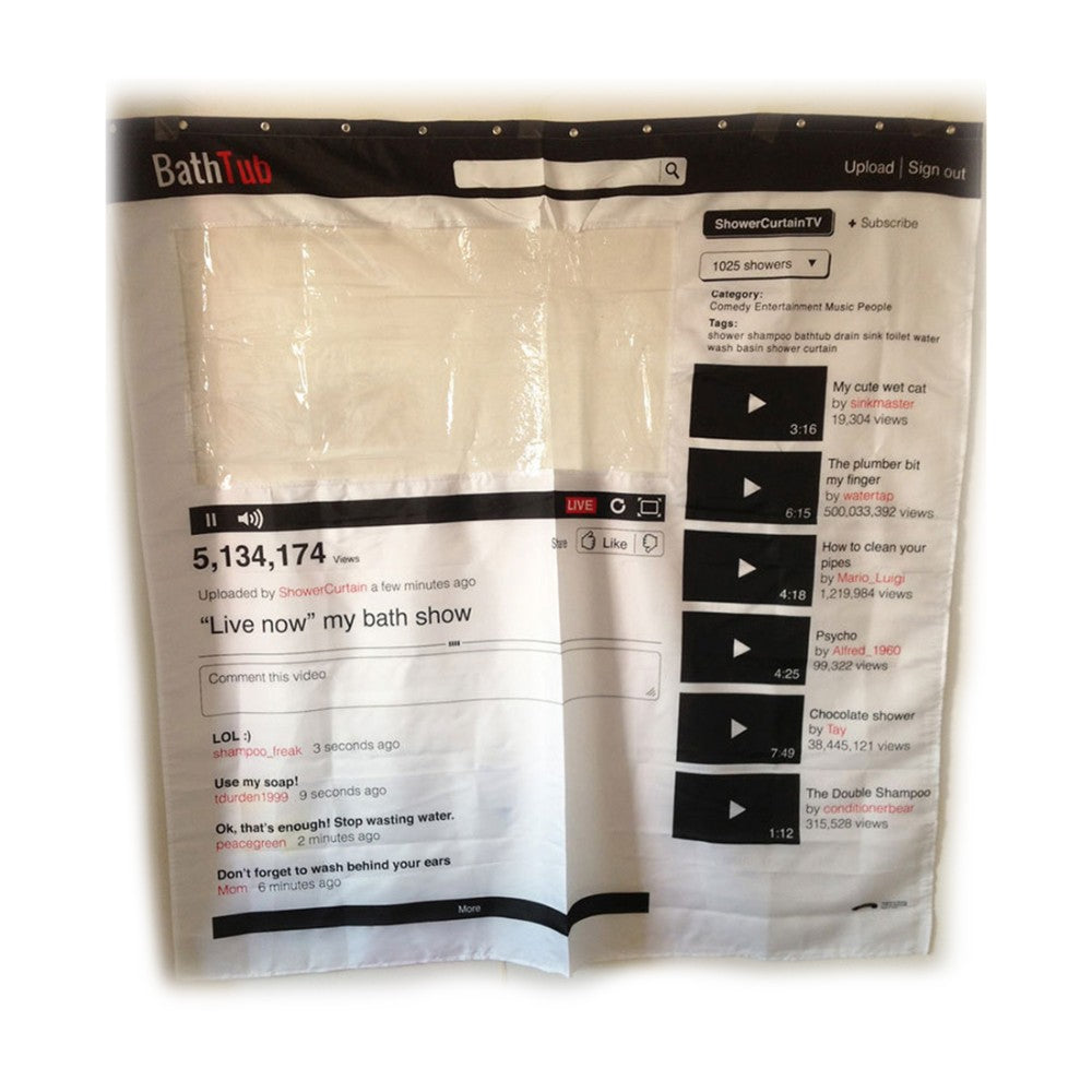 Bath Tub Live Shower Curtain