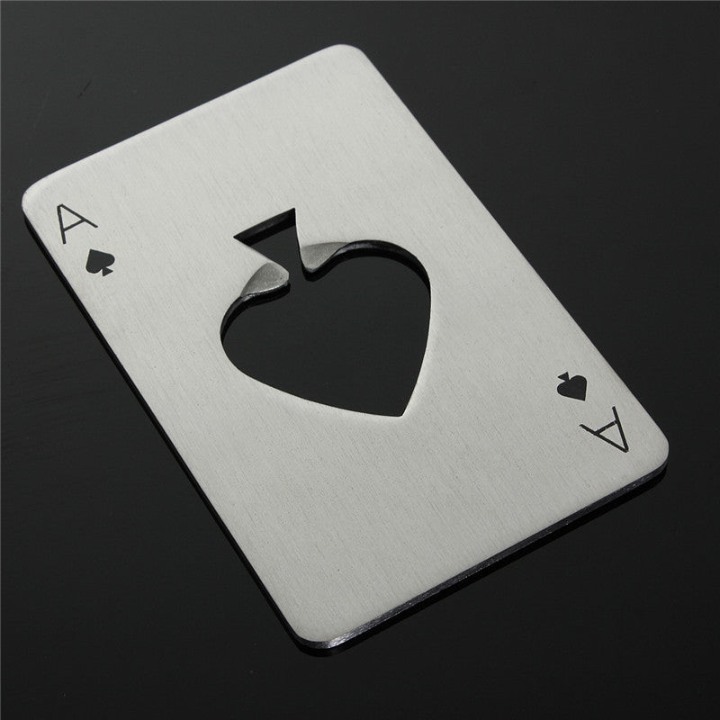 Poker Playing Card Bottle Opener