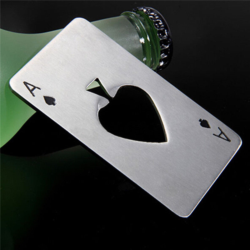 Poker Playing Card Bottle Opener