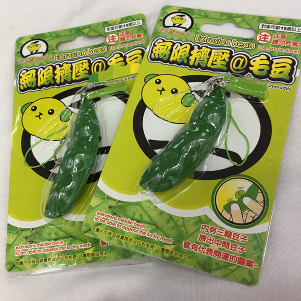 Squeeze Those Peas Right Out Keychain