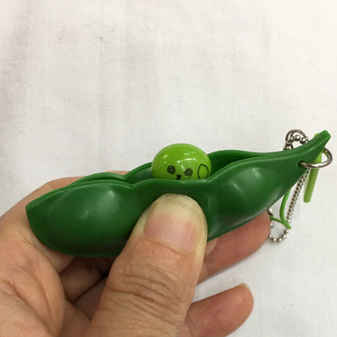 Squeeze Those Peas Right Out Keychain