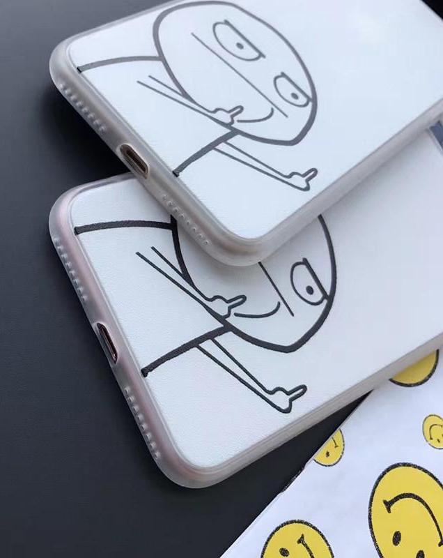 Cartoon Middle Finger Phone Cases